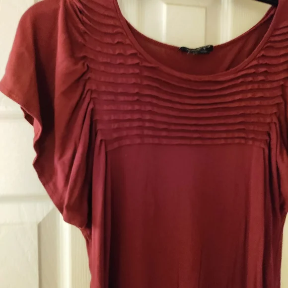Wine Colored BANANA REPUBLIC dress - size XL - Picture 2 of 4